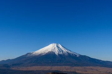 Fototapeta na wymiar 石割山からみた富士山