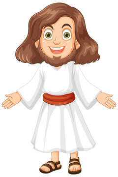 Jesus Christ Cartoon Character