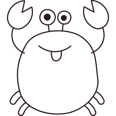 Crab Coloring Page
