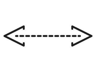 responsive icon, left and right scroll icon