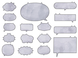 フキダシセットspeech bubble set