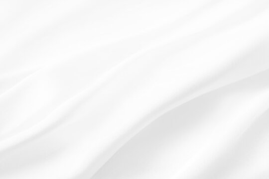 Abstract beautiful simple clean smooth folds bright white color cloth texture luxury background soft pattern