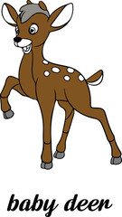 Baby Deer Design Vector