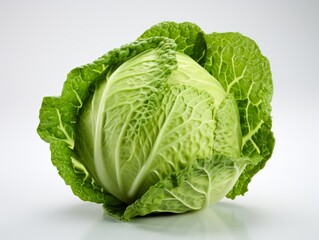 Fototapeta premium cabbage isolated on a white background