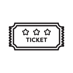 Digital png illustration of black ticket on transparent background