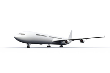 Digital png illustration of white plane on transparent background
