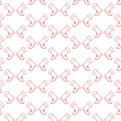 Digital png illustration of red underline shape pattern on transparent background