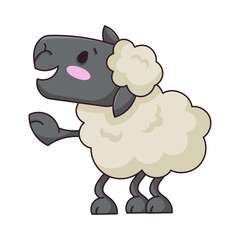 Sheep Sticker Bookmark