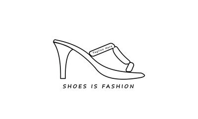 vector women's fashion shoes with an elegant style