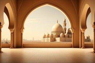 mosque islamic frame
