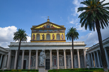 Basilica of Saint Paul behind the Walls in Rome