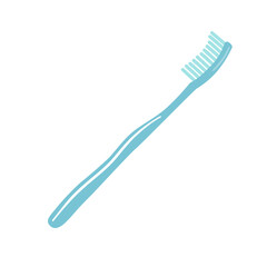 Toothbrush clipart. Tooth Care Equipment clipart. Dental Hygiene Accessory Symbol.