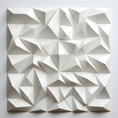 white geometric diamond pattern, generative ai