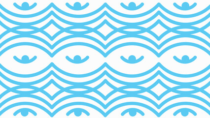 Fabric pattern, stripes in blue tones used as a background