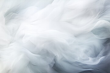 An Ethereal White Abstract Background Created with Generative AI