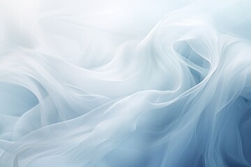 An Ethereal White Abstract Background Created with Generative AI