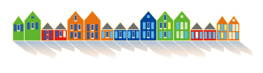 ハウテンっぽい街並み © ささやまさんど