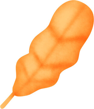 Watercolor Autume leaf