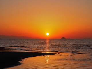 絶景の夕日