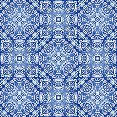 Ethnic ceramic design Collection of vector seamless patterns.  for T-shirts, bags ,linens.