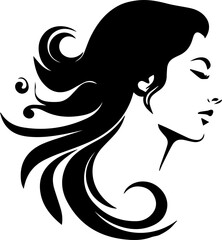 silhuette girl images