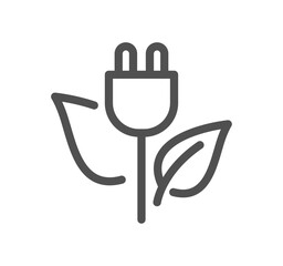 Ecology related icon outline and linear vector.