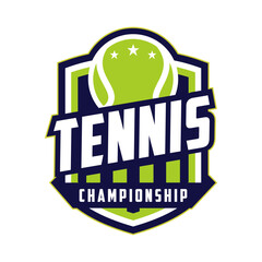 Vintage Paddle Tennis logo, paddle club logo, paddle racket and ball logo icon vector