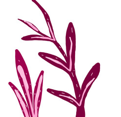 Naklejka premium Leaf waterfall water pink flower dog animal Christmas socks cookies 