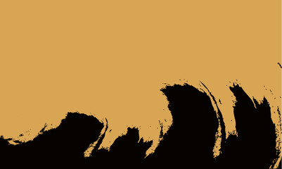 Abstract Orange Grunge Scratch Background Template. grunge backdrop vector