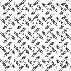 Texture with figures from lines. Black and white pattern for web page, textures, card, poster, fabric, textile. Monochrome graphic repeating design. 