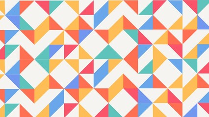 Fototapeta premium Colourfull Pattern Virtual Zoom Background - 1