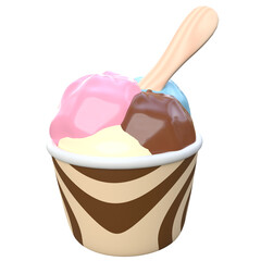 3D Gelato Illustration