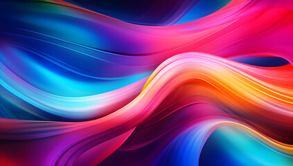 Obraz premium abstract colourful background with waves