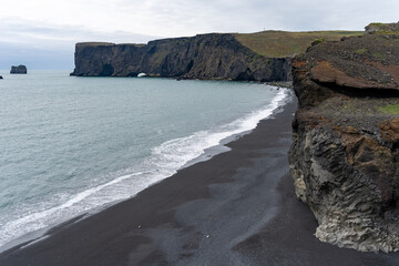 Reynisfjara Black Sand Beach in Iceland