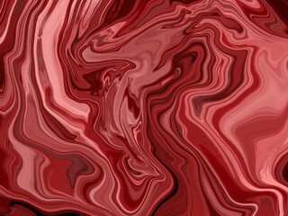 Abstract Liquid Gradient Background Acrylic Art Red Rose