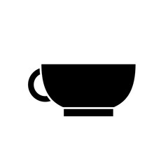 Coffee cup icon vector. Tea cup illustration sign. Mocha symbol. Tea logo. Hot drink mark.