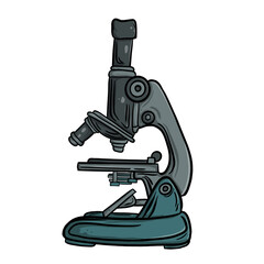 microscope isolated on transparent background 