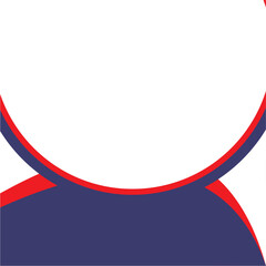 Dynamic Red, White, and Blue Twibons Versatile Empty Canvases for Design