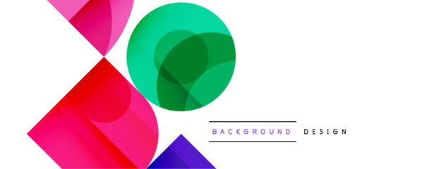 Circular Symphony A Captivating Vector Geometric Abstract Background, Embracing a Harmonious Composition of Intriguing Circles and Captivating Round Shapes, Evoking a Mesmerizing Visual Symphony