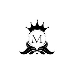 Obraz premium Alphabetical Logo M