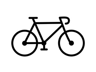 Fototapeta premium bicycle icon vector in trendy design.bike illustration