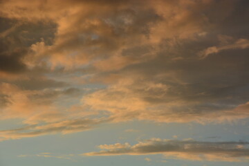clouds at sunset