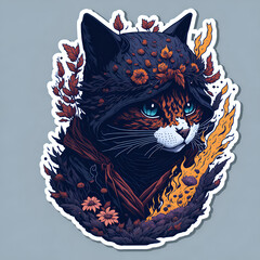 Blossom Paws: The Face Ninja Cat!
