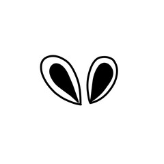 Hand Drawn Rabbit Earas