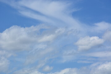 blue sky with clouds
