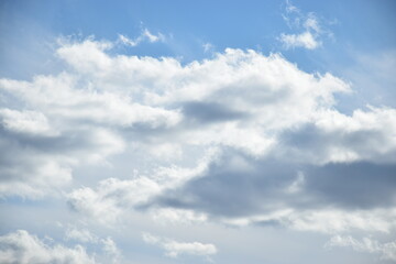blue sky with clouds