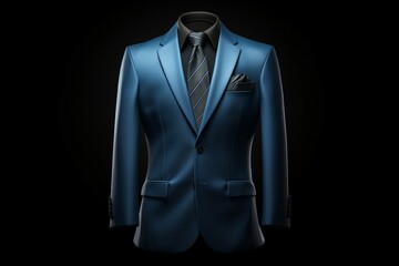 Elegant men formal suit. Generate Ai