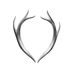 stag deer horn ai generated - obrazy, fototapety, plakaty