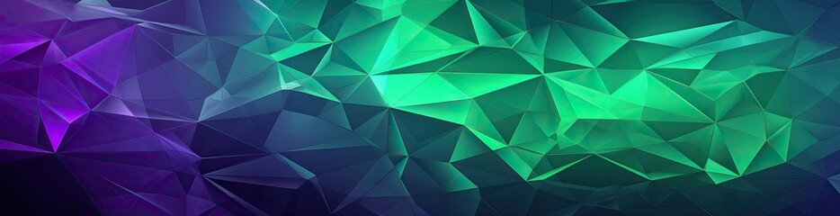 Panorama. Abstract background. Geometric pattern with lines and triangles. Gradient. Illustration. Wide banner. Modern multicolor background with space for design