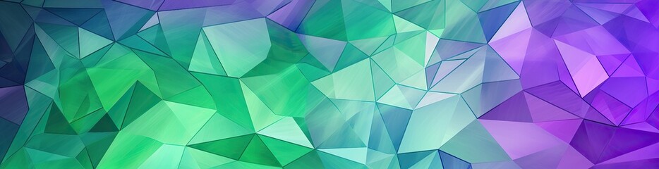 Panorama. Abstract background. Geometric pattern with lines and triangles. Gradient. Illustration. Wide banner. Modern multicolor background with space for design